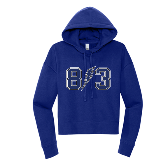 813 Hockey Cropped Hoodie