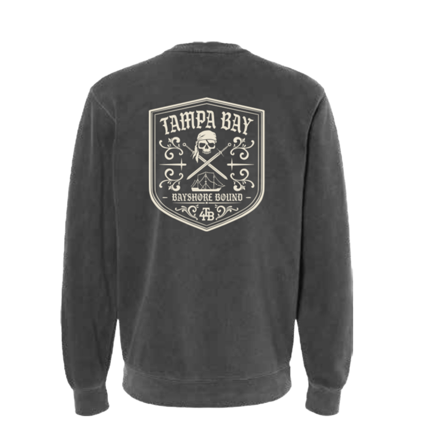 For the Bay Krewe Badge Sweatshirt