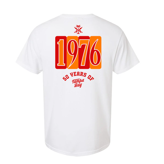 Tampa Bay 50-Year Legacy tee