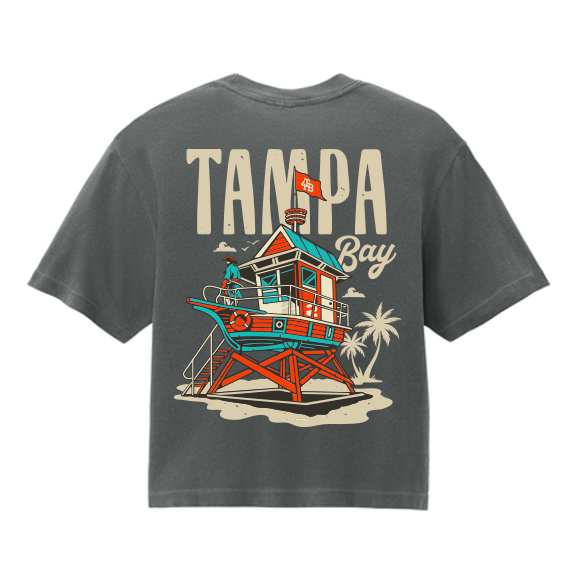 Pirate on Watch Crop tee