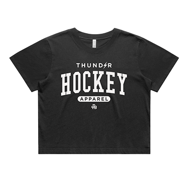 Ladies Thunder Hockey Apparel crop tee