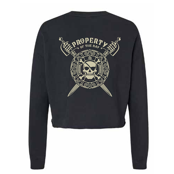 For the Bay Medallion Crop Crewneck