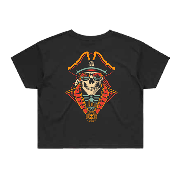 For the Bay Gaspy Krewe Crop tee