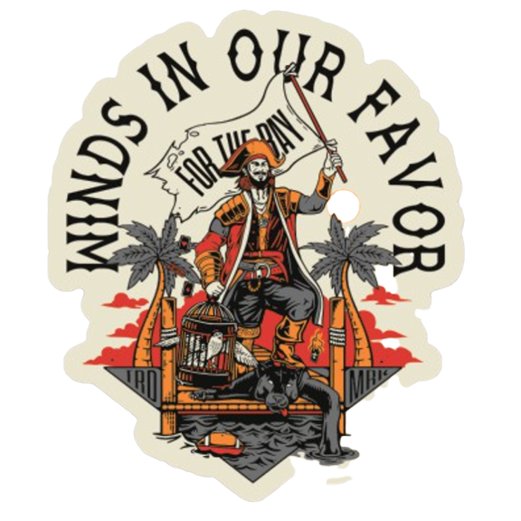 Jolly Pirate Sticker