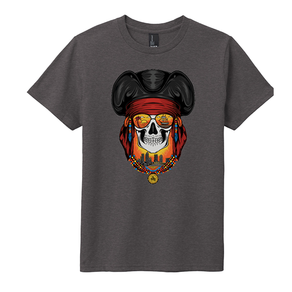 YOUTH For the Bay Pirate Krewe Unisex tee