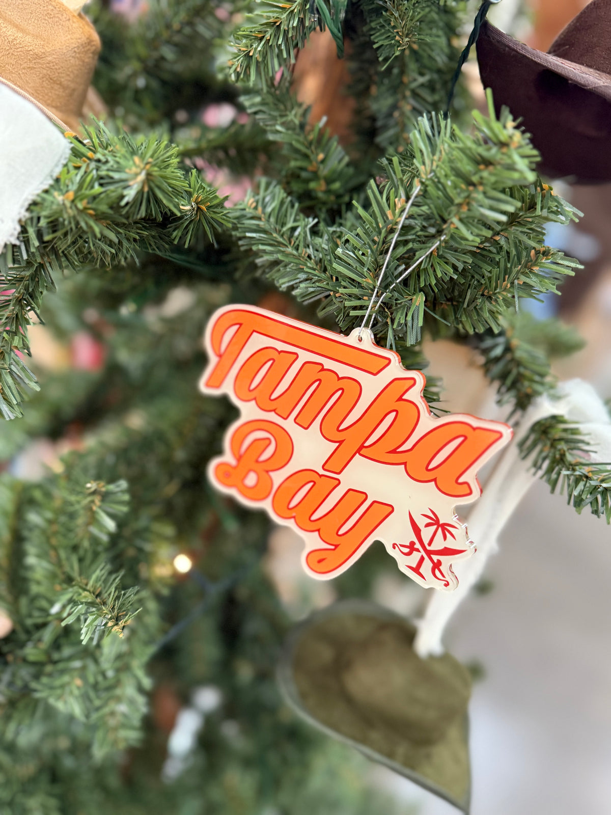 Gridiron Tampa Bay Christmas Ornament