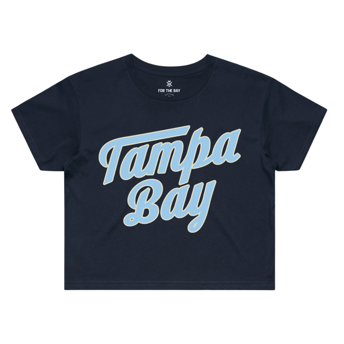 Tampa Bay Double Play Crop Tee