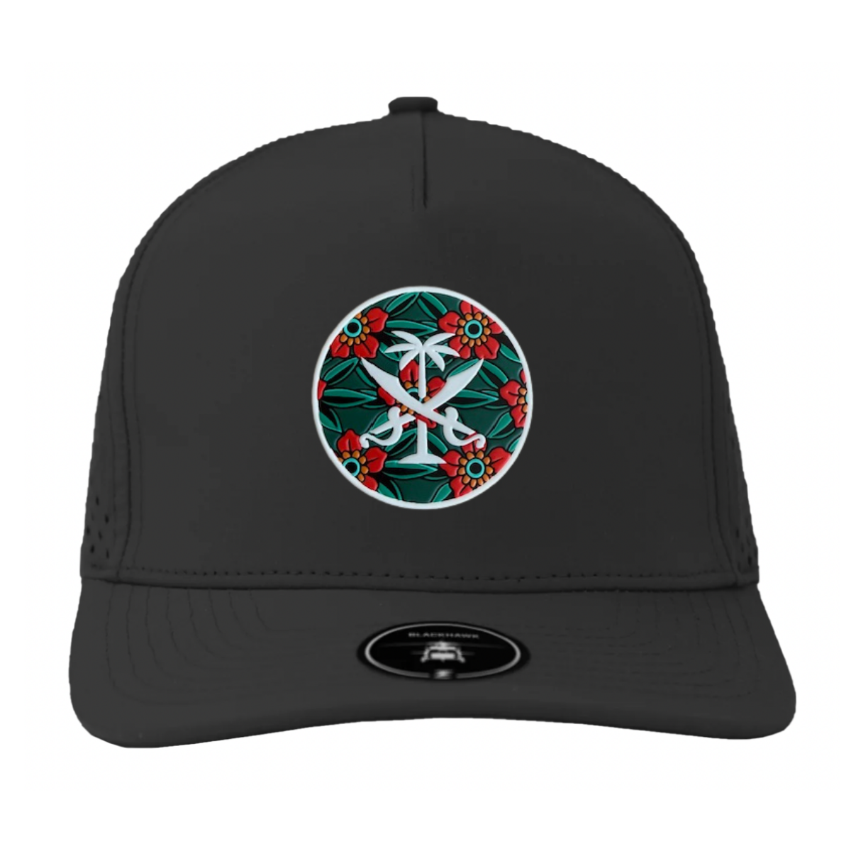 Hibiscus Icon Badge Hat