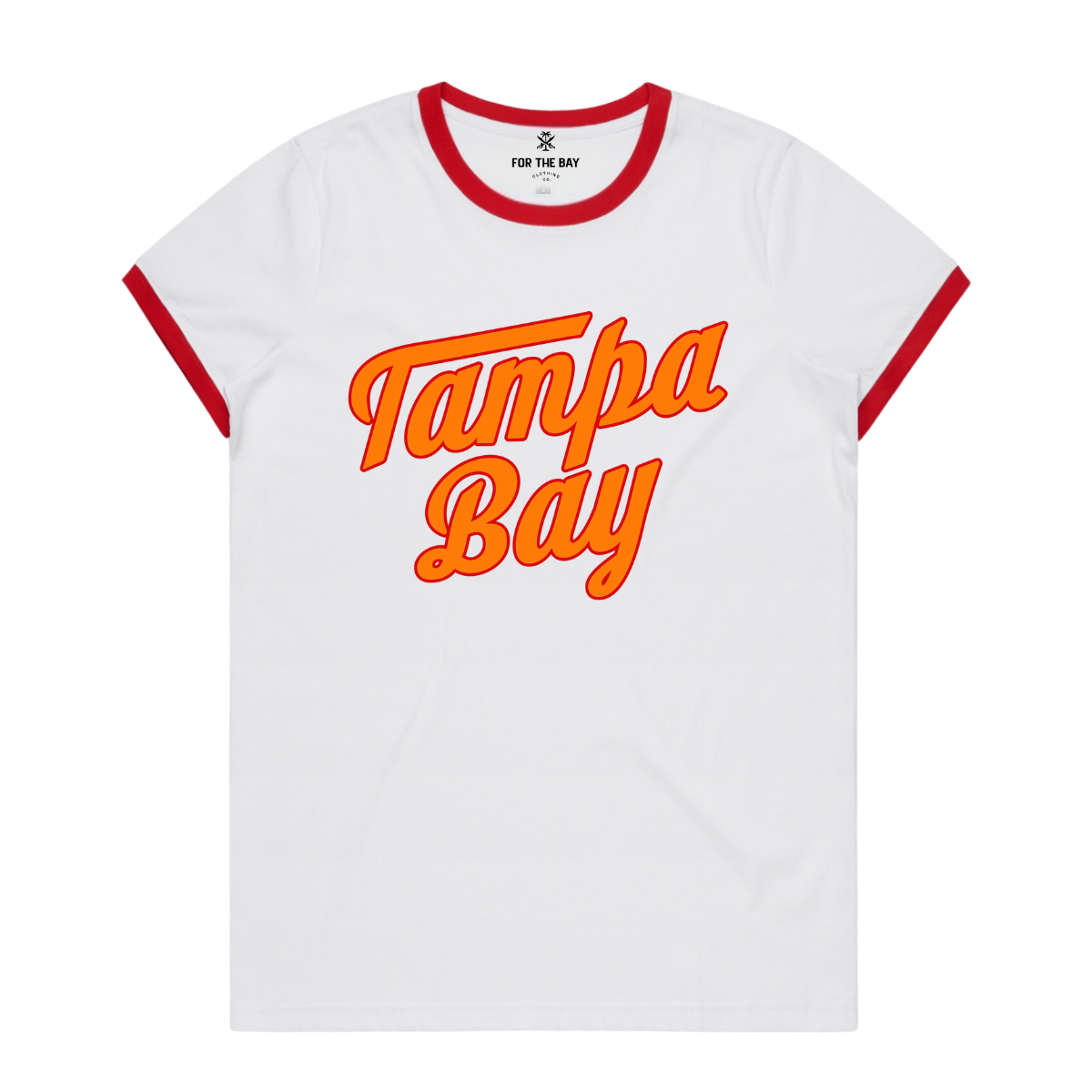 Ladies Tampa Bay Gridiron Classic ringer tee
