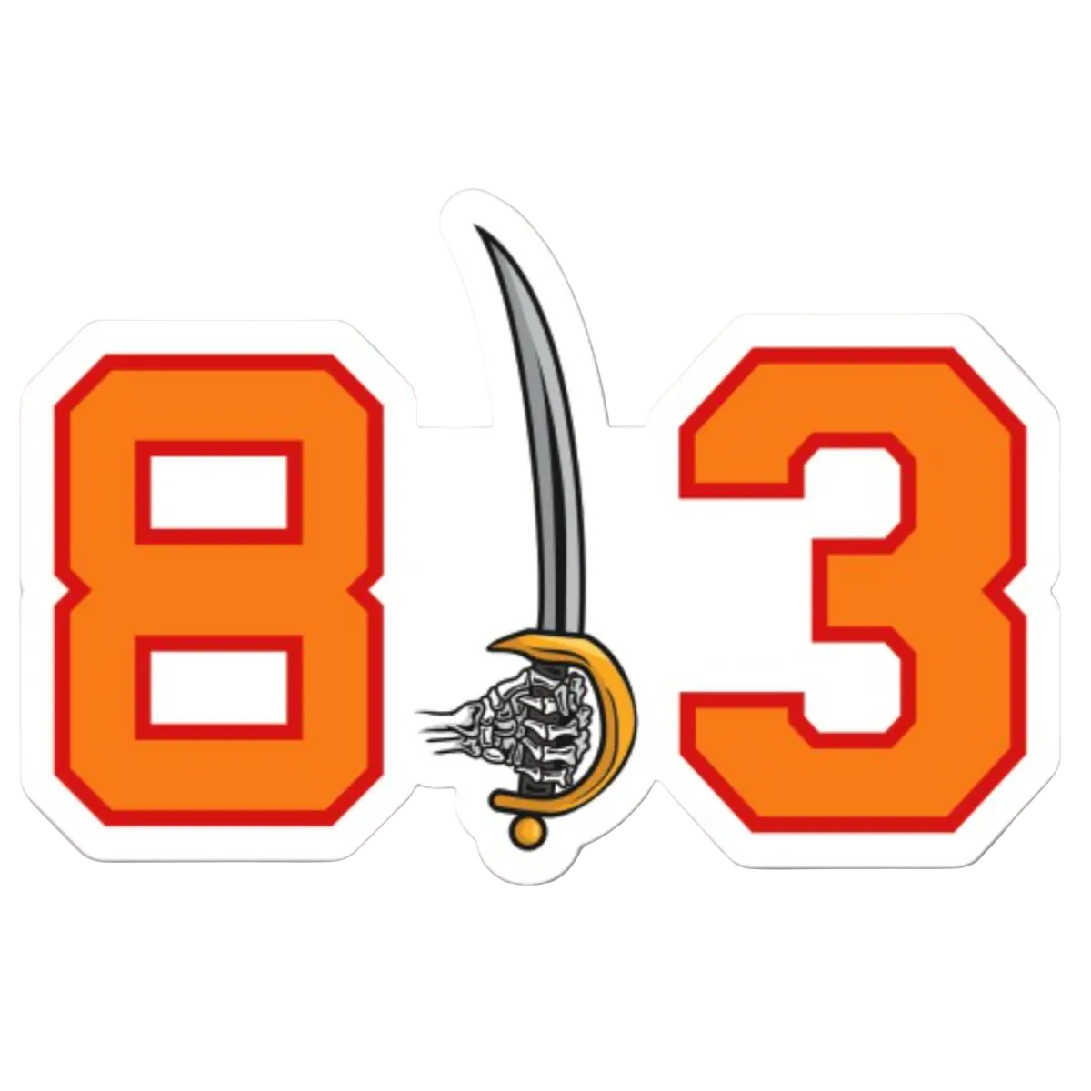 813 Pirate Sticker