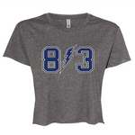 Ladies 813 Hockey Cropped tee