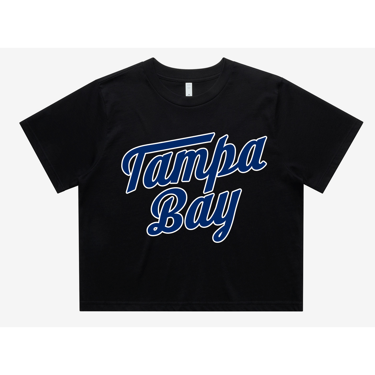 Ladies Tampa Bay Hockey Hat Trick Crop Tee