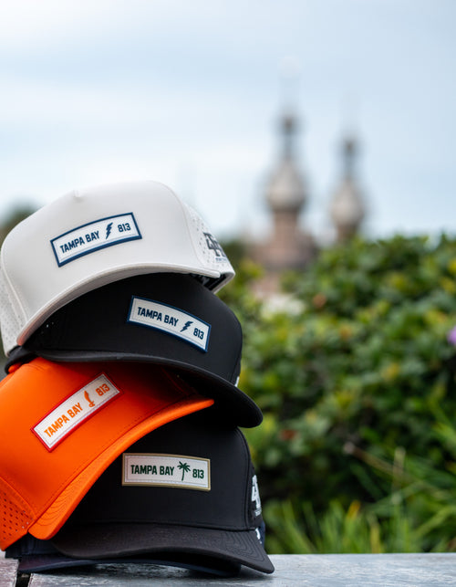 Tampa Bay 813 Football Patch Dryfit Hat