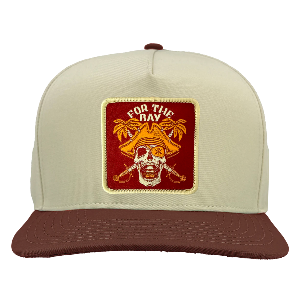 For the Bay Palm Pirate patch hat