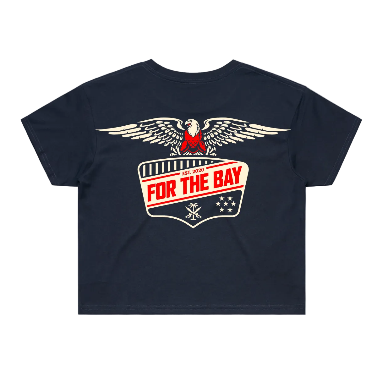 For the Bay Americana Crop Tee