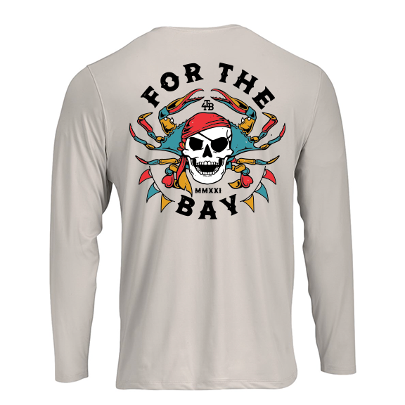 For the Bay Crabby Pirate Sun shirt