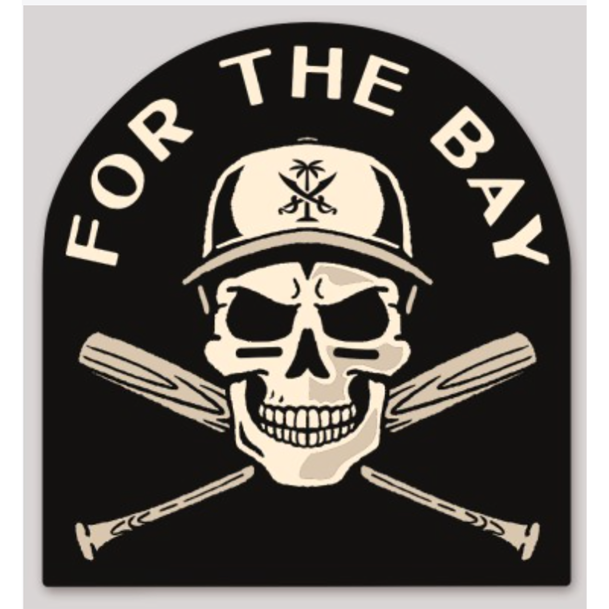 For the Bay 813 Sandlot Skull Sticker