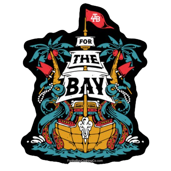 Bayshore Bound Ship Sticker