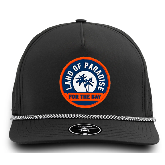 Land of Paradise patch hat For the Bay Clothing Co.