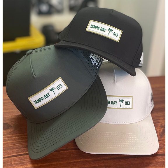 Tampa Bay Green & Gold 813 Dry-fit hat