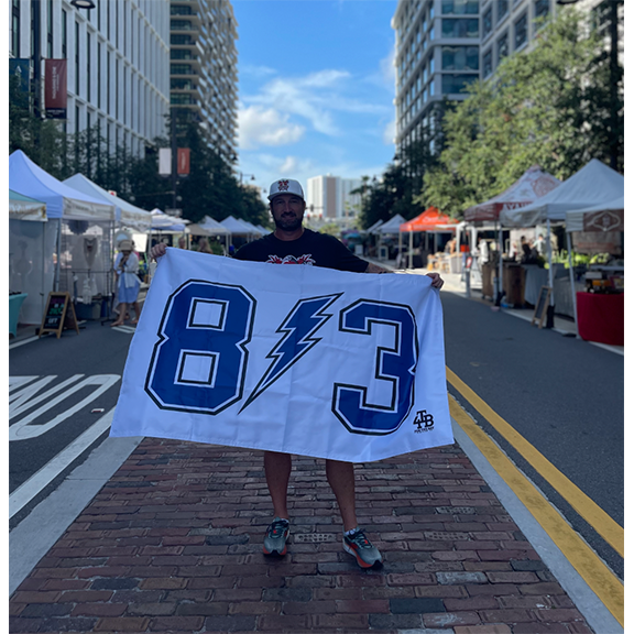 813 HOCKEY FLAG