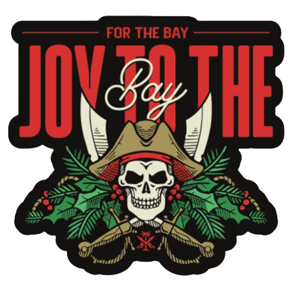 Joy to the Bay Sticker