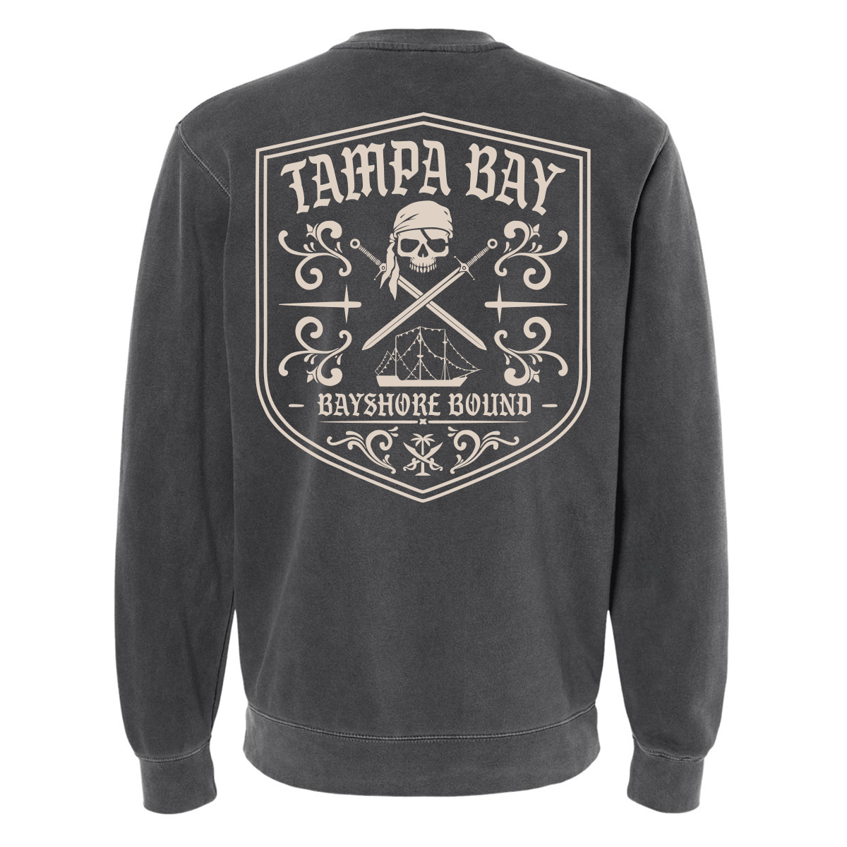 For the Bay Krewe Badge Sweatshirt