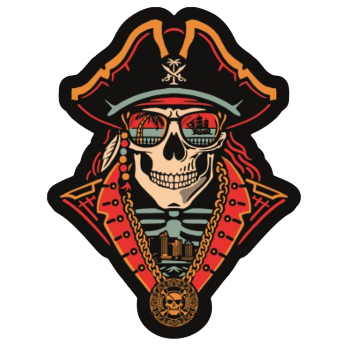 For the Bay Gaspy Krewe Sticker