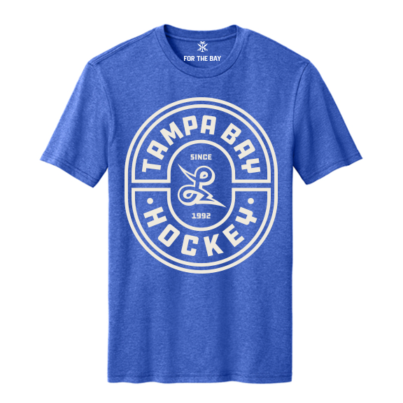 Tampa Bay Hockey Vintage Oval tee