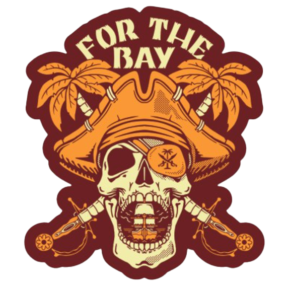 Palm Pirate sticker