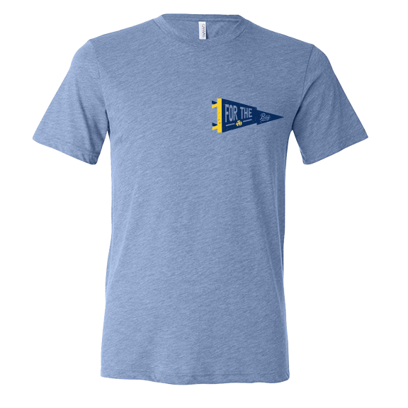For the Bay Pennant tee