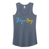 Script Tampa Bay Baseball Racerback tank