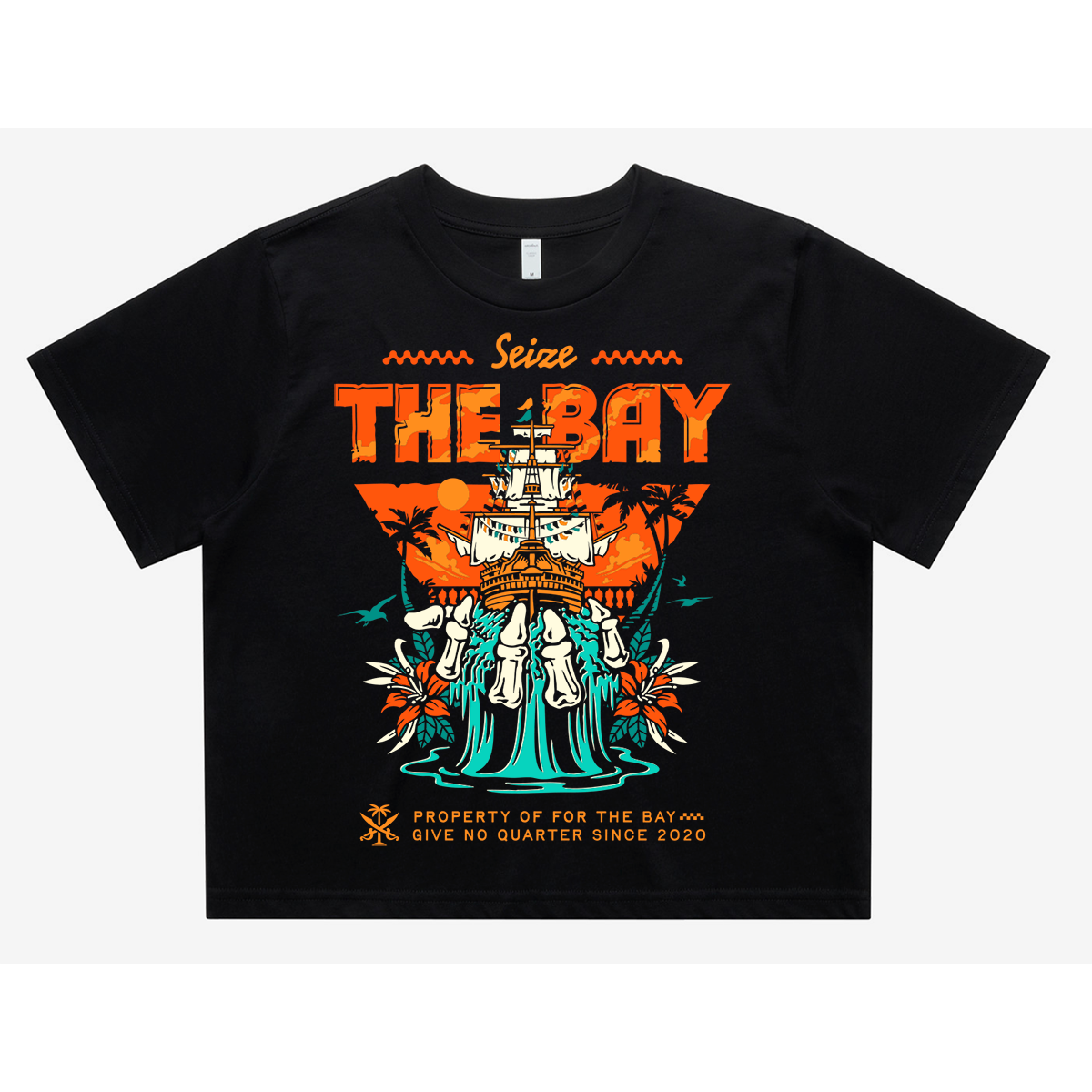 Seize the Bay Ladies crop tee