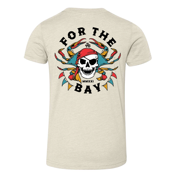 YOUTH For the Bay Crabby Pirate tee