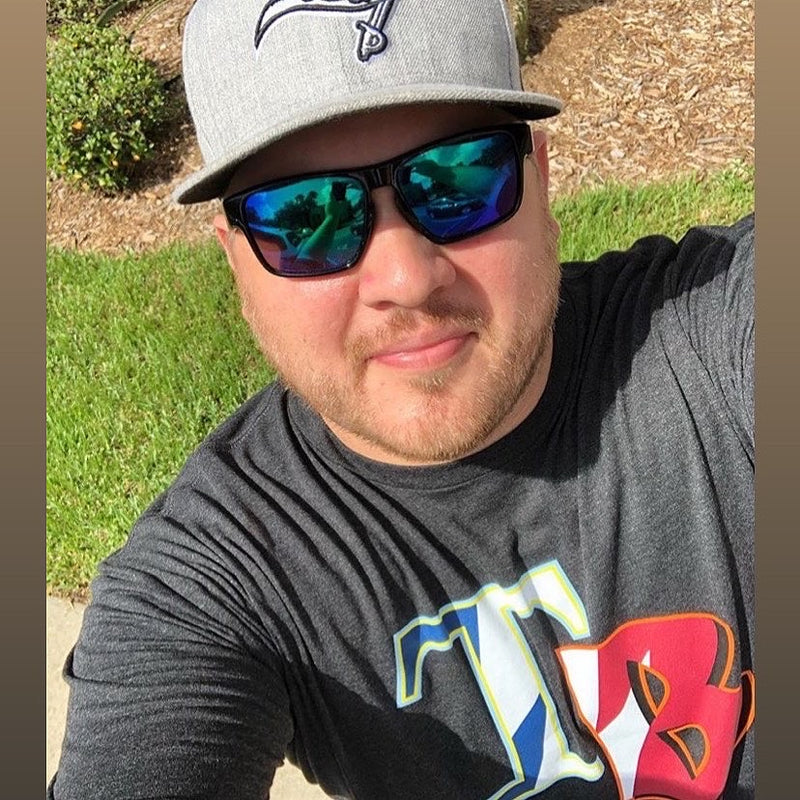 Team Tampa Bay Black TB logo Tee
