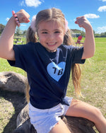 Heart of TB Baseball Toddler Tee