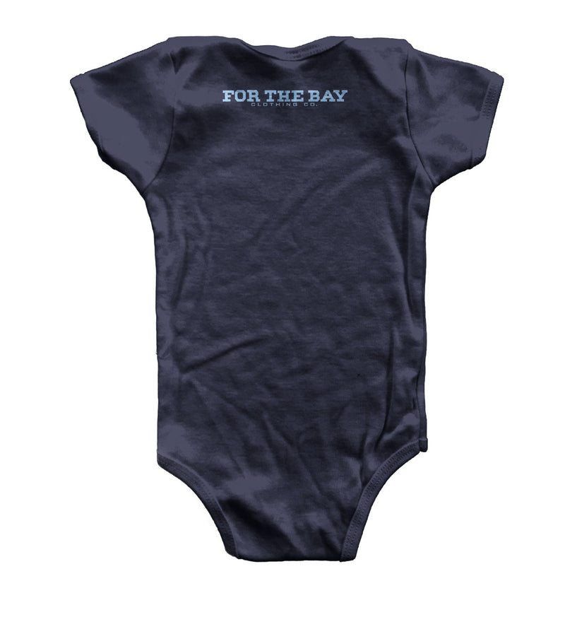 Heart of TB Baseball Onesie