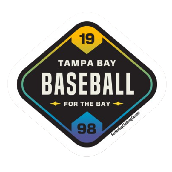 Tampa Bay Baseball Sticker