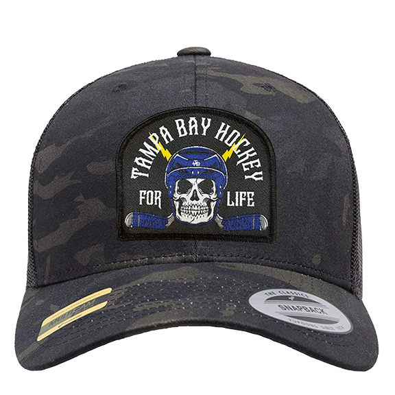 Tampa Bay Hockey for Life Patch Trucker Hat