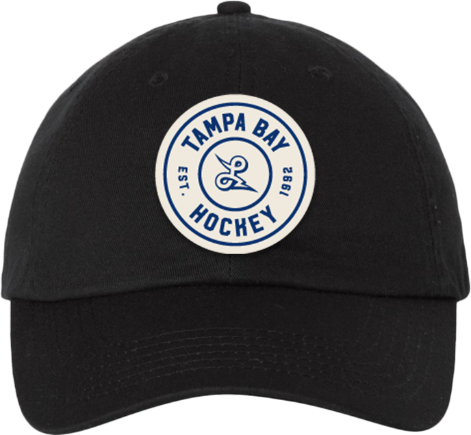 Tampa Bay Hockey Circle Woven Patch Dad hat