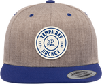 Tampa Bay Hockey Circle Woven Patch Snapback hat