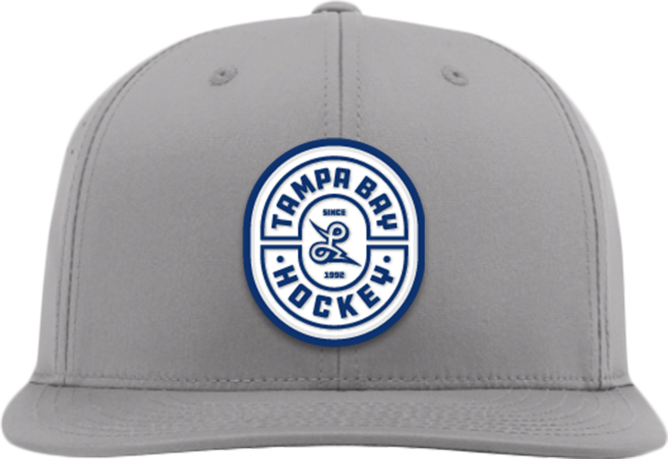 Tampa Bay Hockey Oval Rubber FlexFit hat