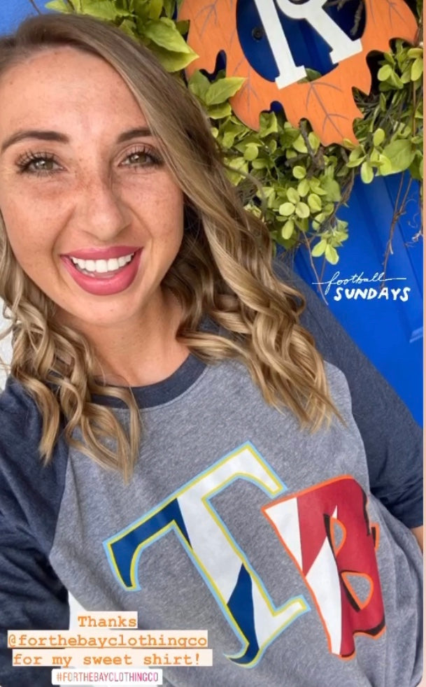 Team Tampa Bay TB Raglan Tee