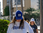 Ladies Tampa Bay Script Hockey Crew Sweatshirt