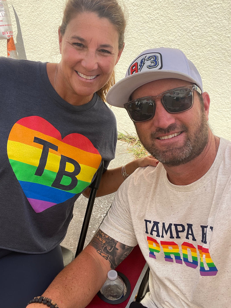 Tampa Bay Pride Heart tee