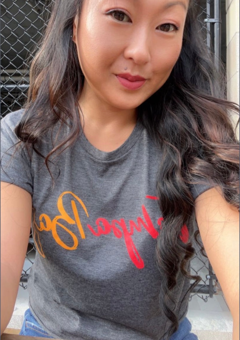 Ladies Script Tampa Bay Cropped tee