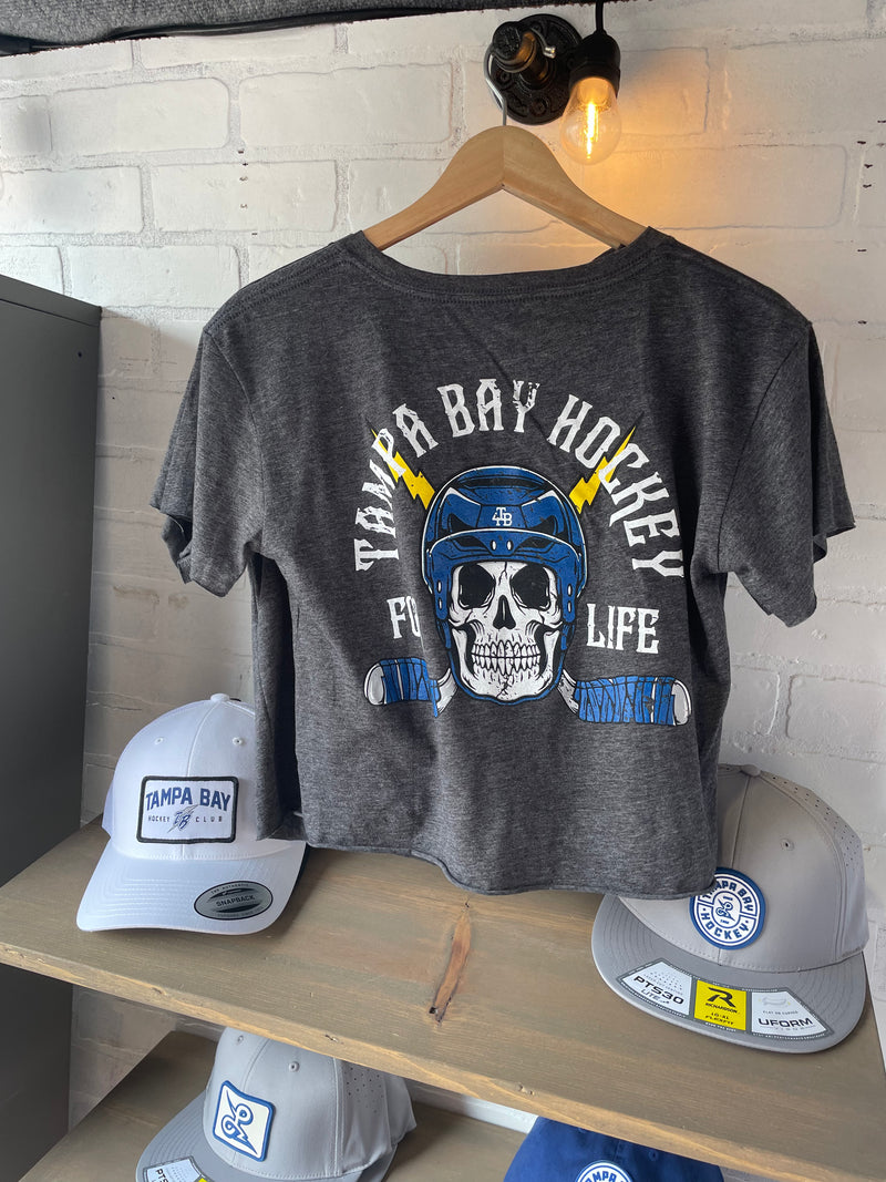 Tampa Bay Hockey for Life Ladies Crop tee