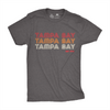 Tampa Bay Retro Heathered Charcoal tee