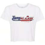 Ladies Tampa Bay America Cropped tee