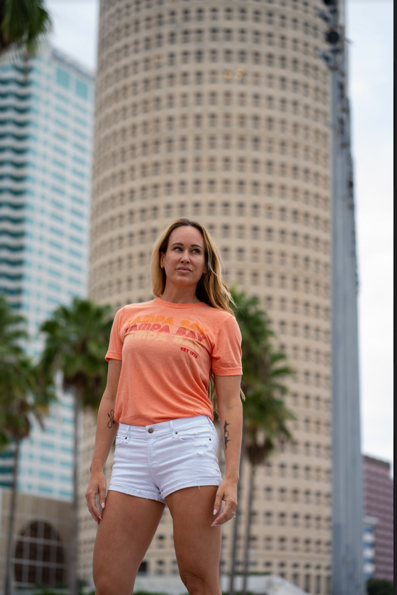 Tampa Bay Retro Creamsicle tee